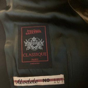 Jean Paul Gaultier Vintage Black Wool Blazer (Women's)